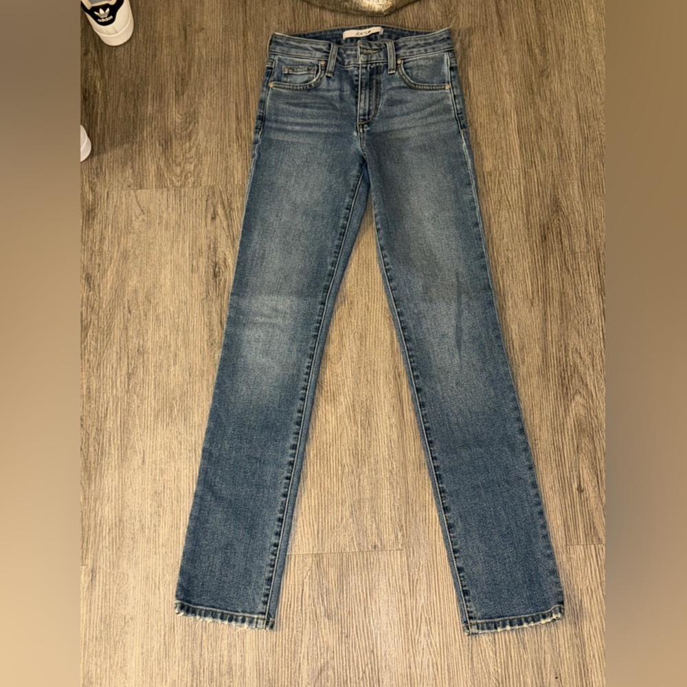 Joe's Jeans Blue Skinny Jeans with Vintage Fading